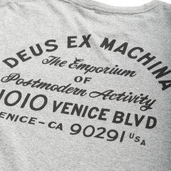 Deus Ex MachinaVenice Address Pocket T-Shirt gray mottledT-ShirtBritish Parts Lucerne
