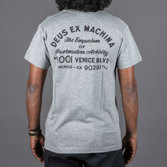 Deus Ex MachinaVenice Address Pocket T-Shirt gray mottledT-ShirtBritish Parts Lucerne