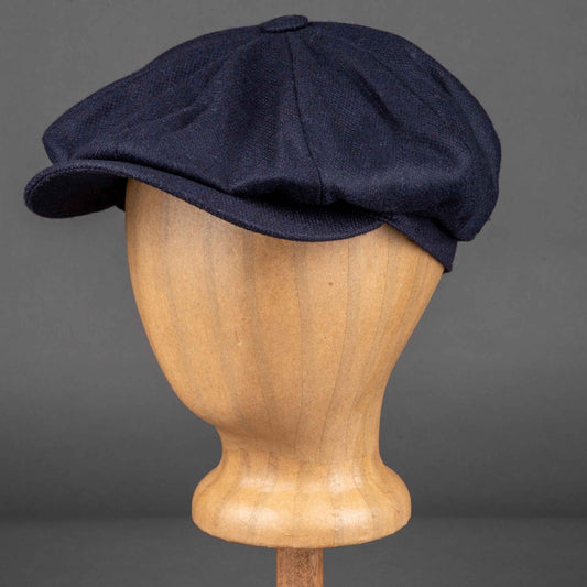 Diefenthal & Sohn1920 Newsboy Cap Shelter BlackCapBritish Parts Lucerne