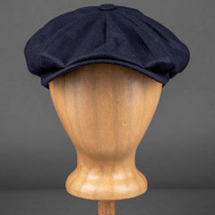 Diefenthal & Sohn1920 Newsboy Cap Shelter BlackCapBritish Parts Lucerne