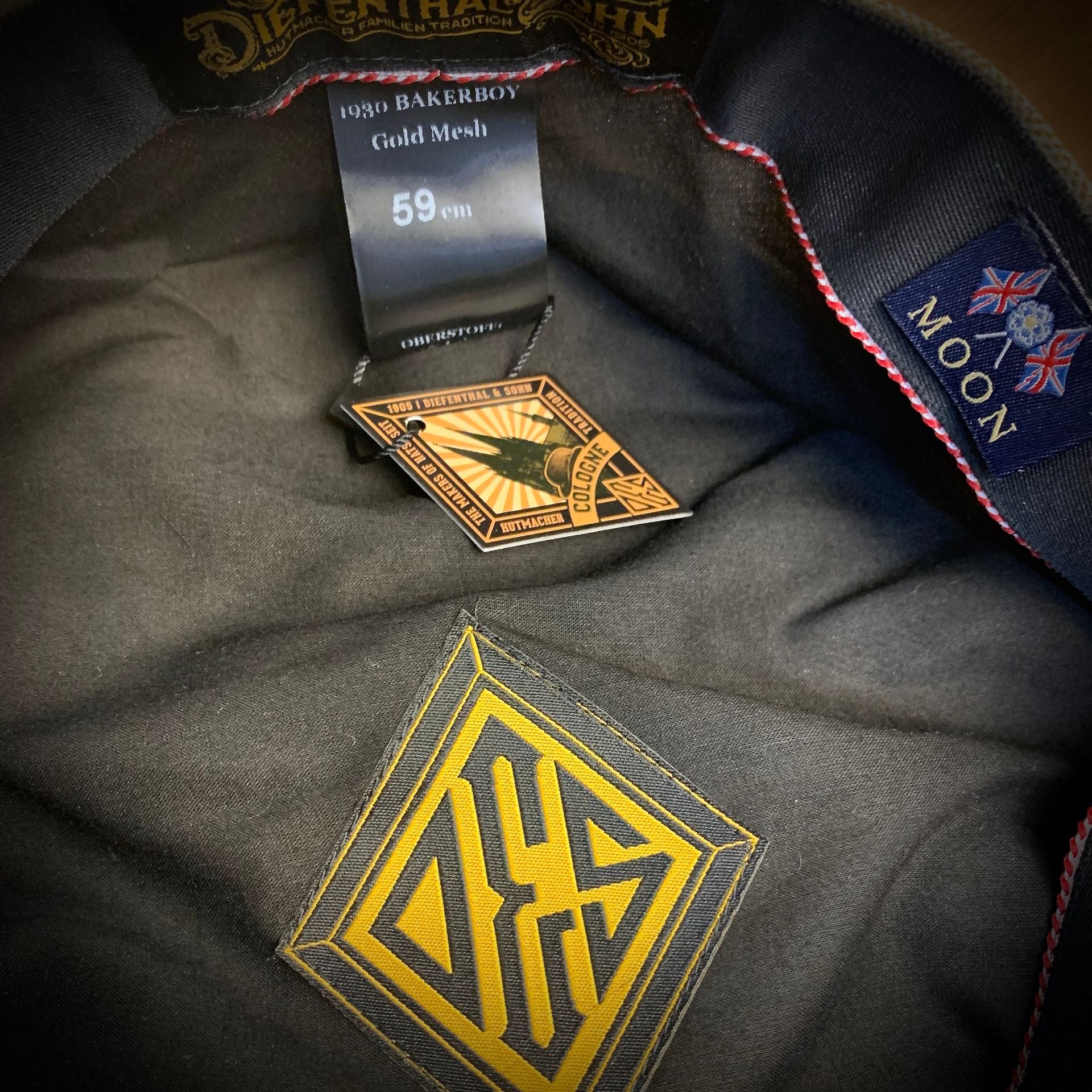 Diefenthal & Sohn1930 Bakerboy Gold MeshCapBritish Parts Lucerne