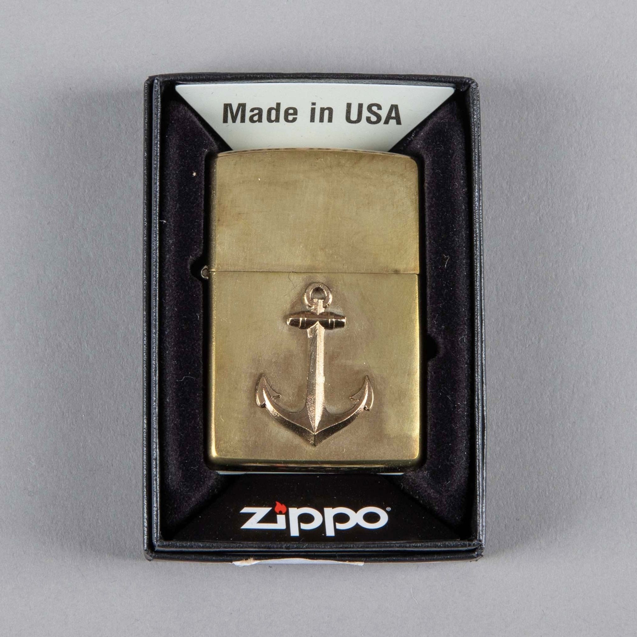 Fine jewelryZippo Anker BronzeLighterBritish Parts Lucerne
