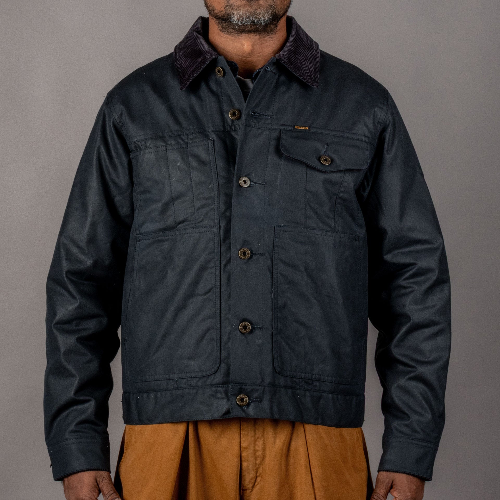 FilsonInsulated Short Cruiser Jacket - Service BlueJacketsBritish Parts Lucerne