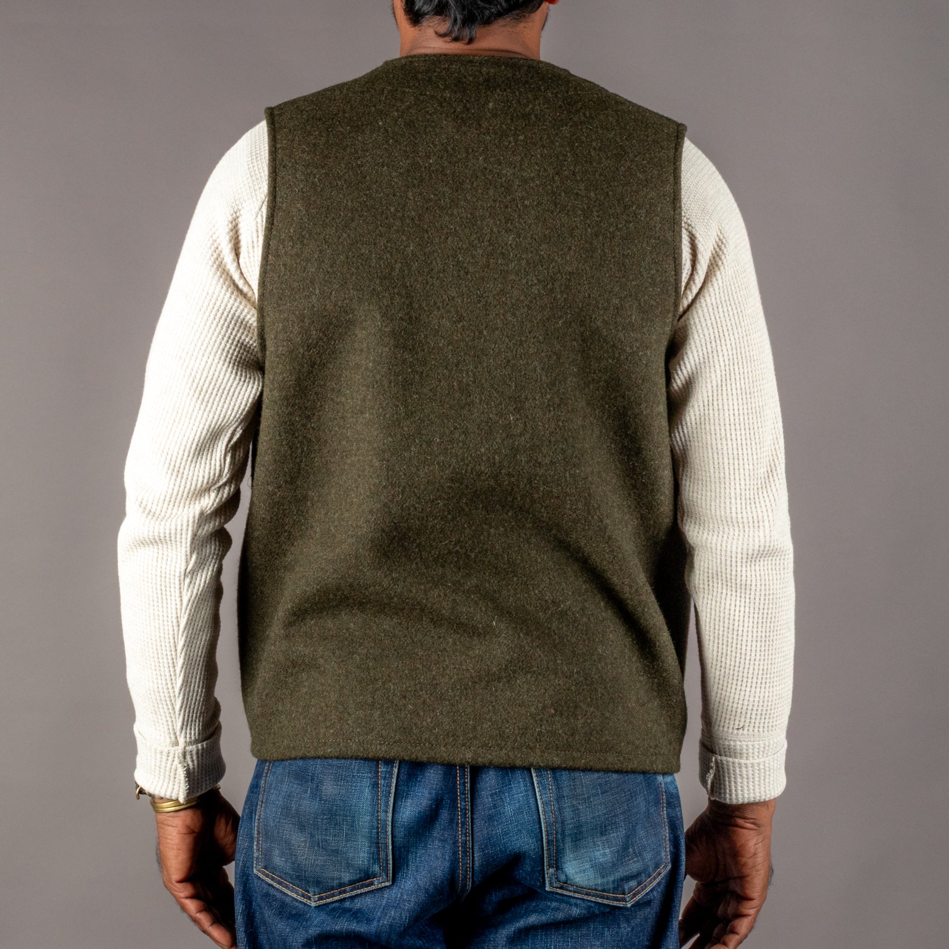 FilsonMackinaw Wool Vest Forest GreenVestsBritish Parts Lucerne