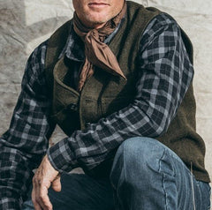 FilsonMackinaw Wool Vest Forest GreenVestsBritish Parts Lucerne