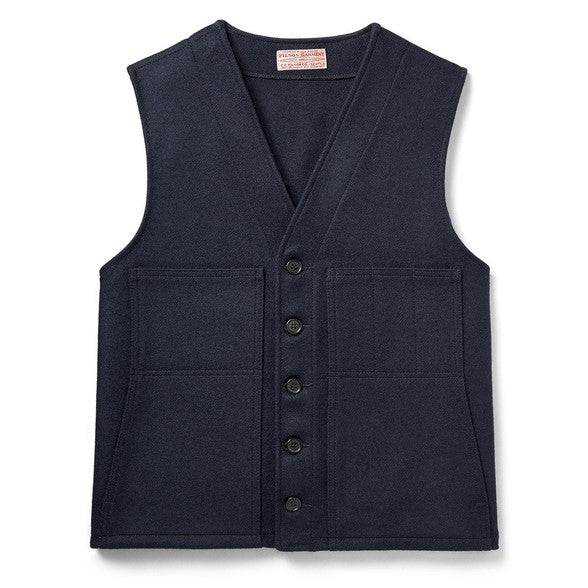 FilsonMackinaw Wool Vest NavyVestsBritish Parts Lucerne