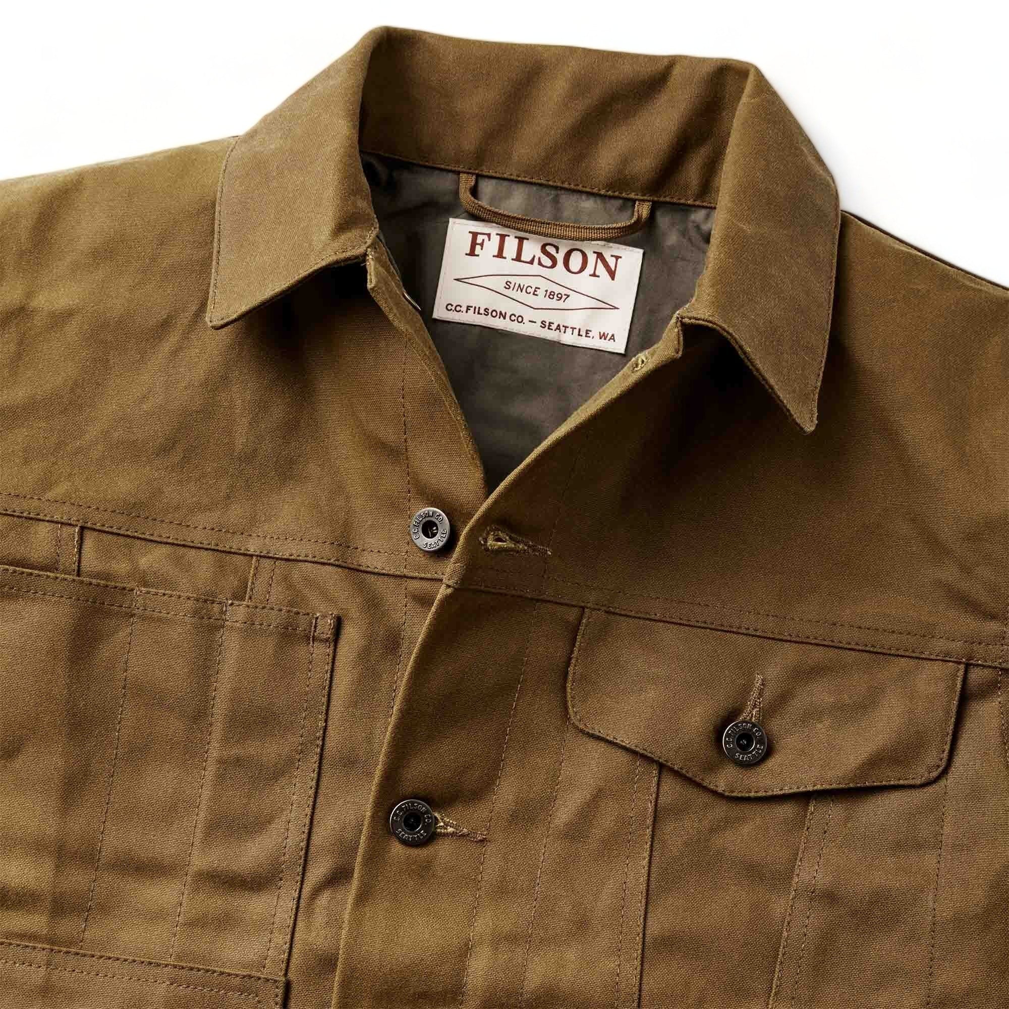 FilsonShort Lined Cruiser Jacket - Dark TanJacketsBritish Parts Luzern