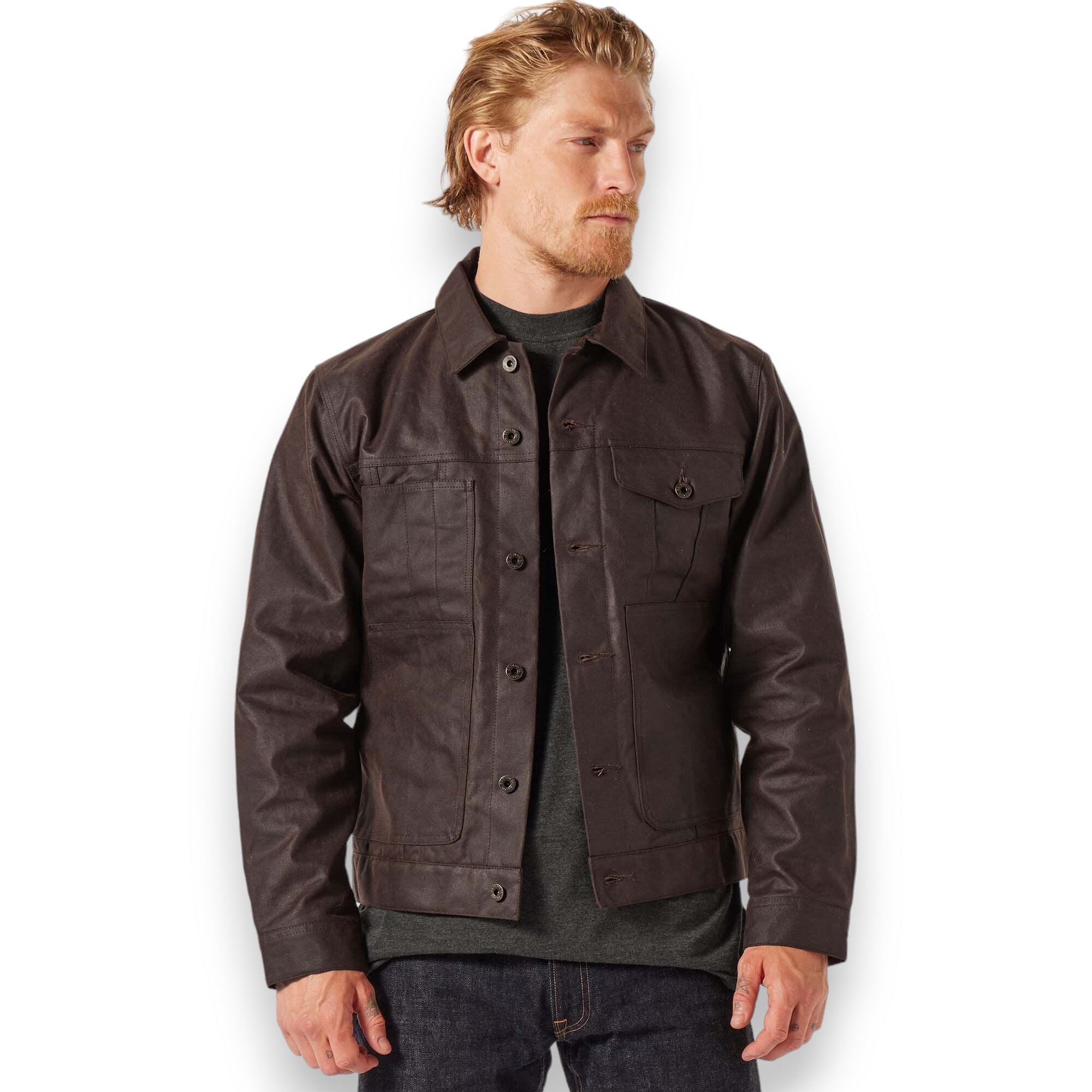 FilsonShort Lined Cruiser Jacket - Dark BrownJacketsBritish Parts Lucerne