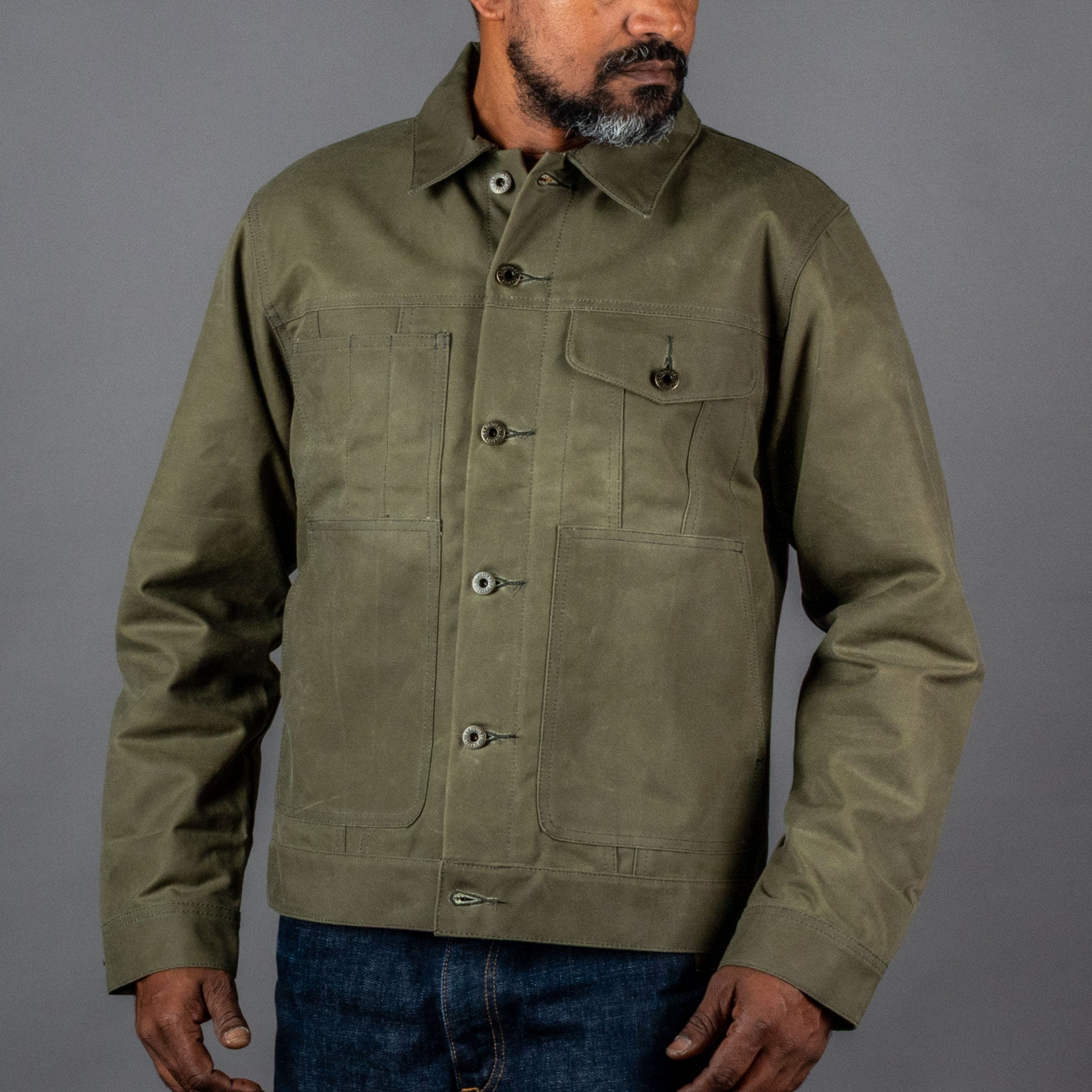FilsonShort Lined Cruiser Jacket - Military GreenJacketsBritish Parts Luzern