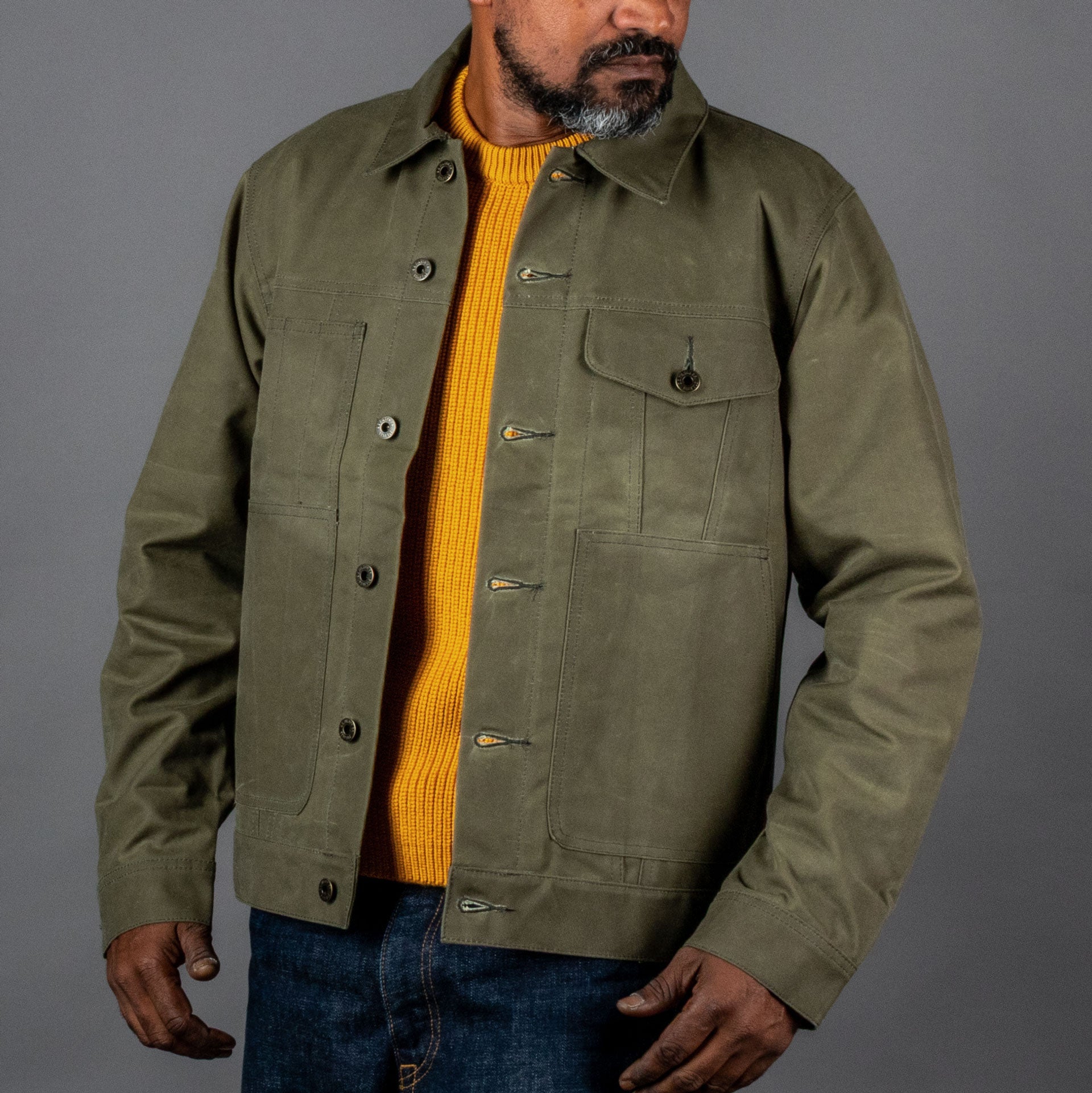 FilsonShort Lined Cruiser Jacket - Military GreenJacketsBritish Parts Luzern