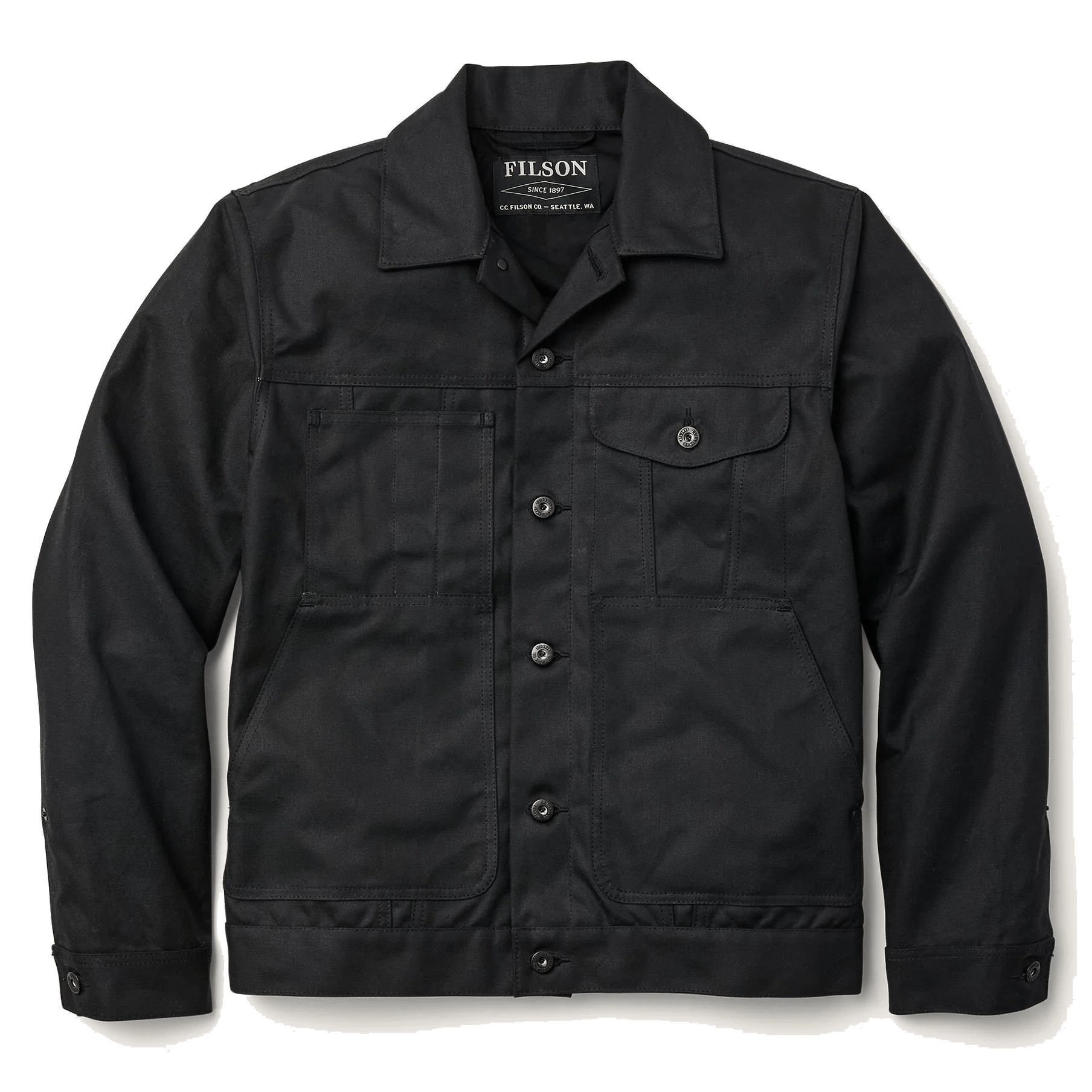 FilsonShort Lined Cruiser Jacket - BlackJacketsBritish Parts Lucerne