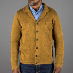 G.R.P.3 Pocket Jacket Linen TabaccoCardiganBritish Parts Lucerne