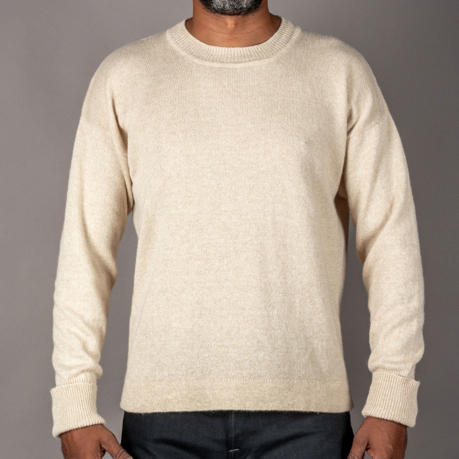 G.R.P.Crewneck CC21 BeigePulloverBritish Parts Lucerne