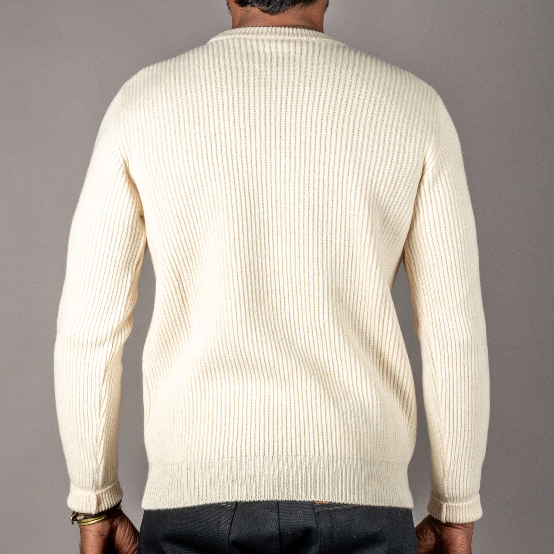 G.R.P.Crewneck CI10 EcruPulloverBritish Parts Lucerne