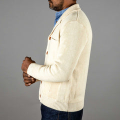 G.R.P.Max 3 linen jacket ecruknitted jacketBritish Parts Lucerne