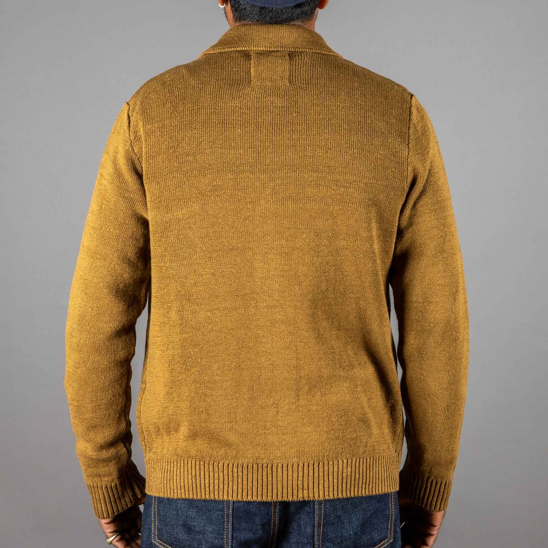 G.R.P.Max 3 linen jacket Tabaccoknitted jacketBritish Parts Lucerne