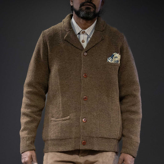 G.R.P.Max 3 cardigan brownCardiganBritish Parts Lucerne