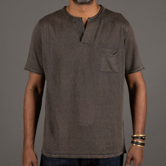 G.R.P.Neo Henley short sleeve CharcoalT-ShirtBritish Parts Lucerne