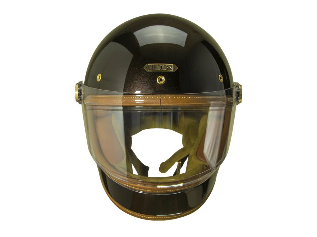 HedonHeroine Racer 2.0 motorcycle helmet Macadamia 22.06HelmetBritish Parts Lucerne
