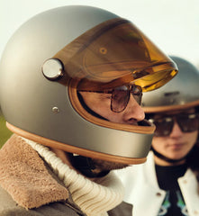 HedonHeroine Racer 2.0 motorcycle helmet Molten AshHelmetBritish Parts Lucerne