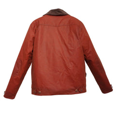 Hidden AcesPollux Padded Wax Jacket in Brick RedJacketsBritish Parts Lucerne