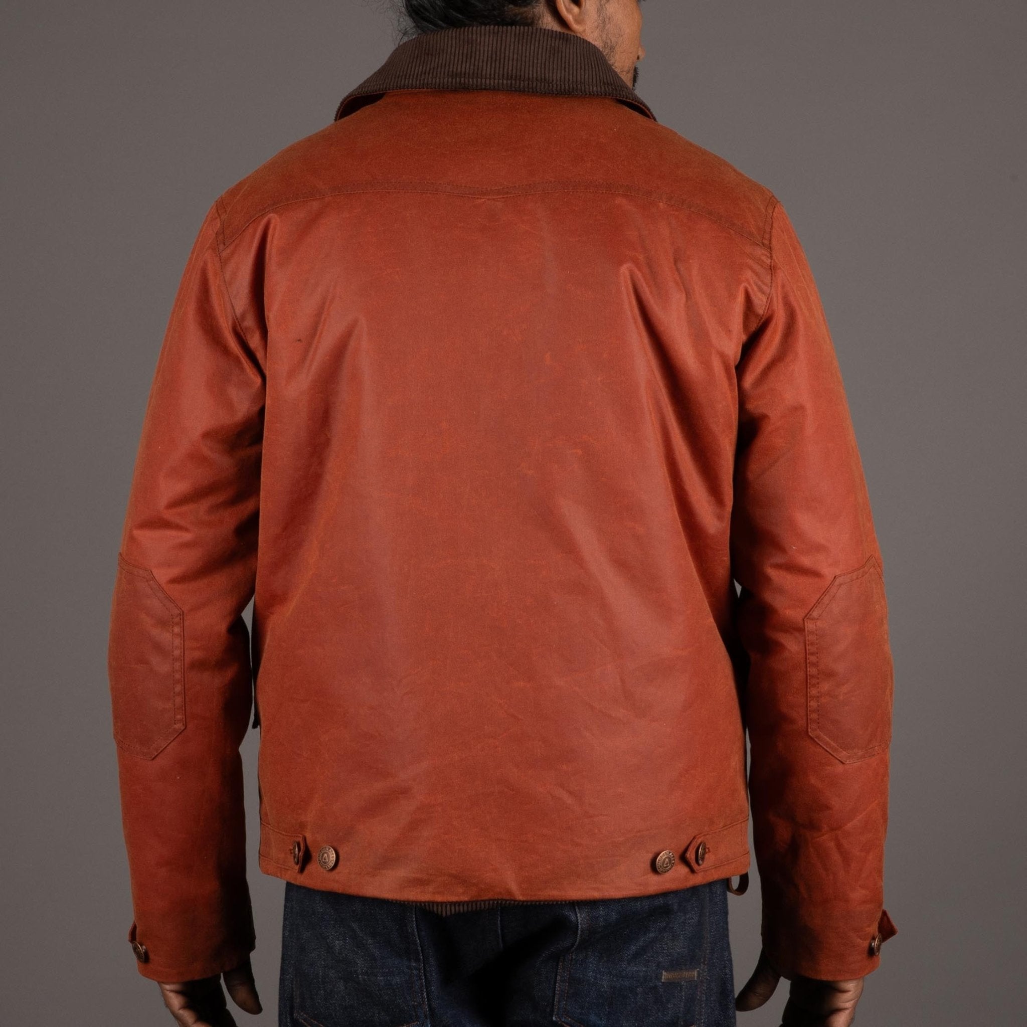 Hidden AcesPollux Padded Wax Jacket in Brick RedJacketsBritish Parts Lucerne