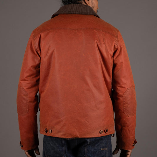 Hidden AcesPollux Padded Wax Jacket in Brick RedJacketsBritish Parts Lucerne