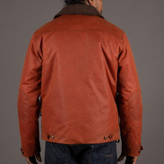 Hidden AcesPollux Padded Wax Jacket in Brick RedJacketsBritish Parts Lucerne
