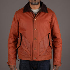 Hidden AcesPollux Padded Wax Jacket in Brick RedJacketsBritish Parts Lucerne