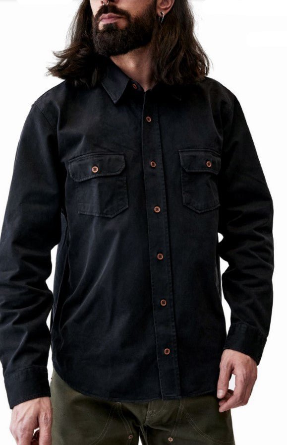 IndigoferaAlamo Shirt Marshall BlackShirtBritish Parts Lucerne