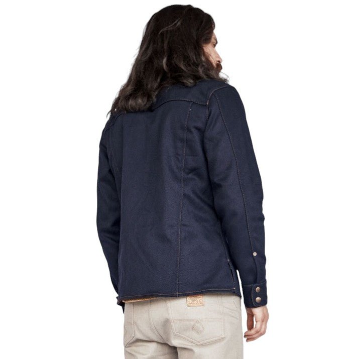 IndigoferaCopeland overshirt made from Karsey Cotton in navy blueOvershirtBritish Parts Lucerne