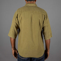 IndigoferaDelray Shirt Linen Military OliveShirtBritish Parts Lucerne
