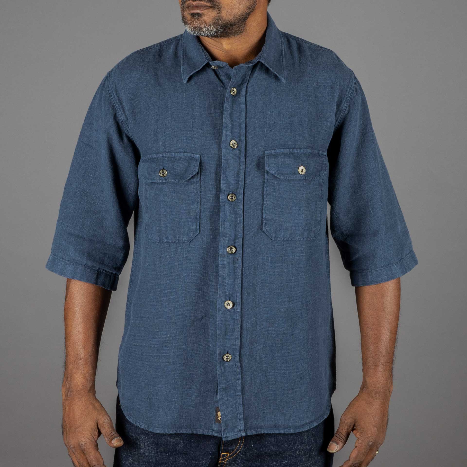 IndigoferaDelray Shirt Linen Mood IndigoShirtBritish Parts Lucerne