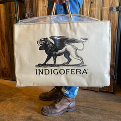 IndigoferaKabusa wool blanketBritish Parts Lucerne