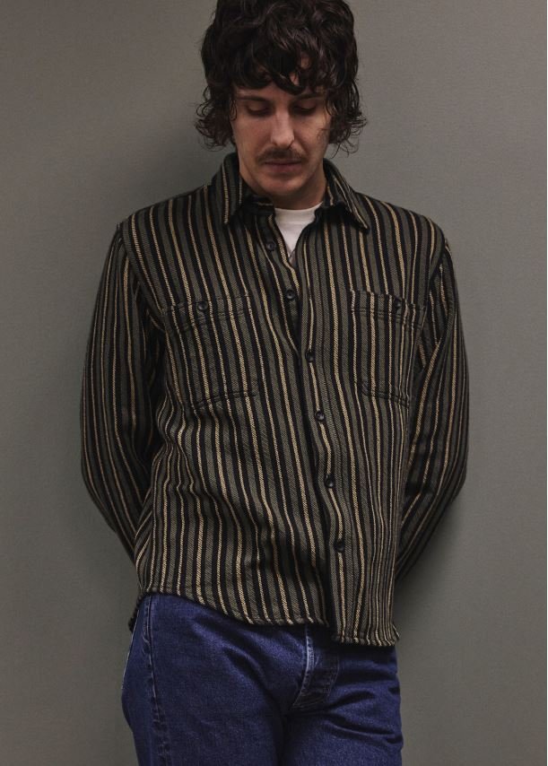 IndigoferaMcAllen Shirt Black Beige GreyShirtBritish Parts Lucerne