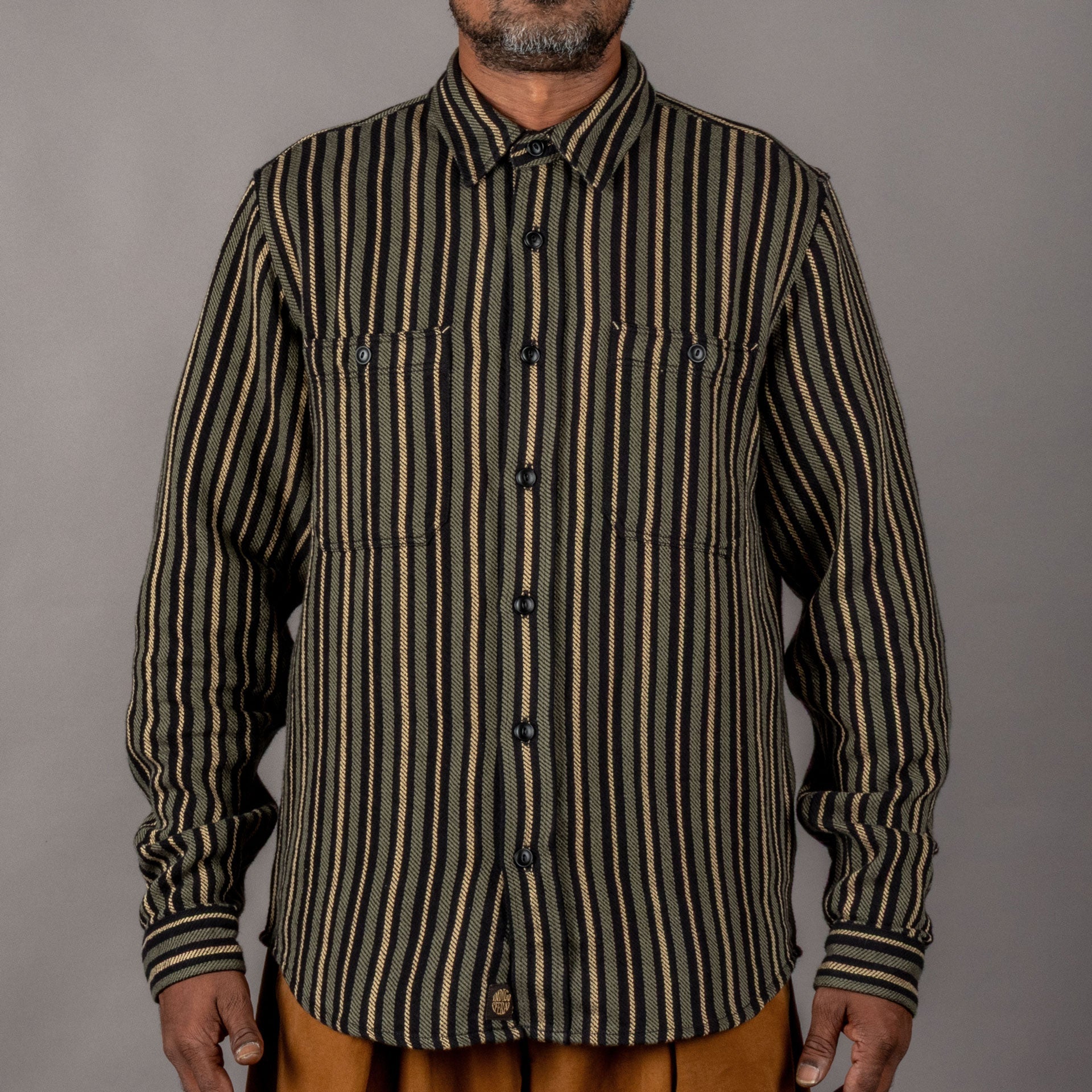 IndigoferaMcAllen Shirt Black Beige GreyShirtBritish Parts Lucerne