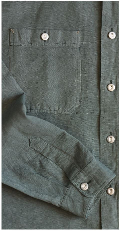 IndigoferaMcAllen Shirt Sage GreenShirtBritish Parts Lucerne