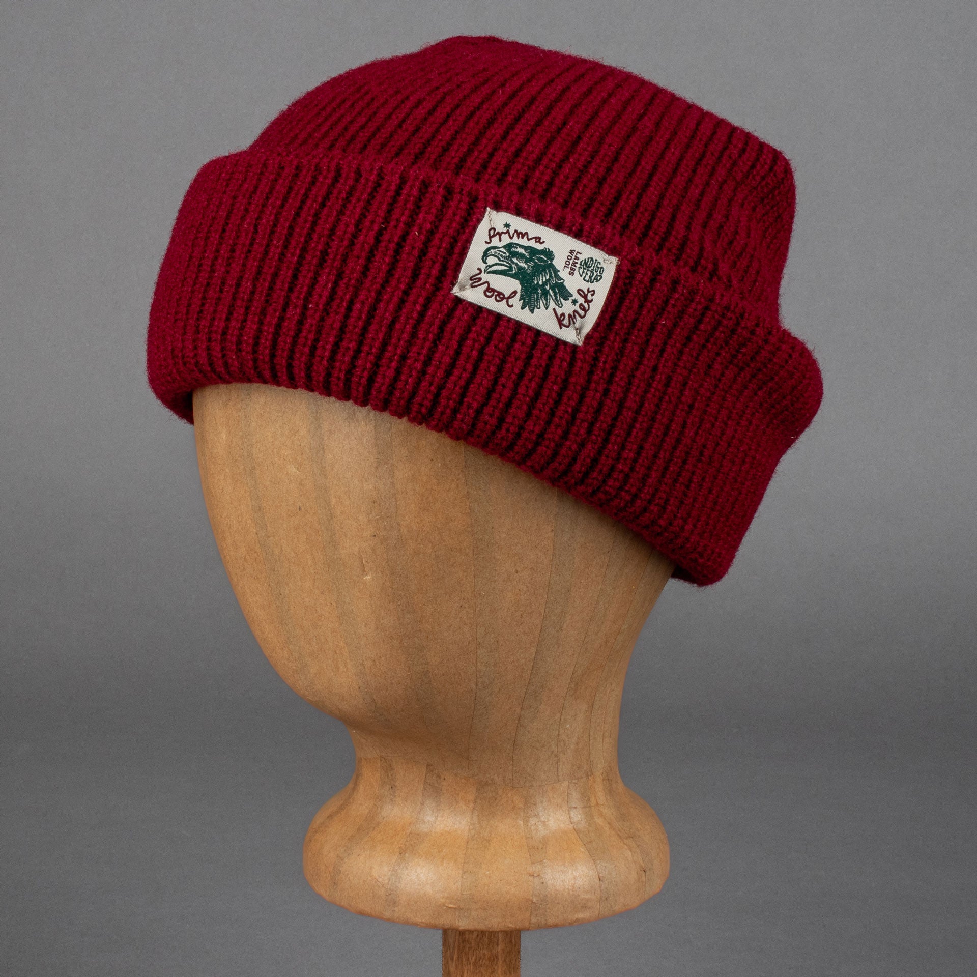 IndigoferaRadec knitted hat - RedCapBritish Parts Lucerne