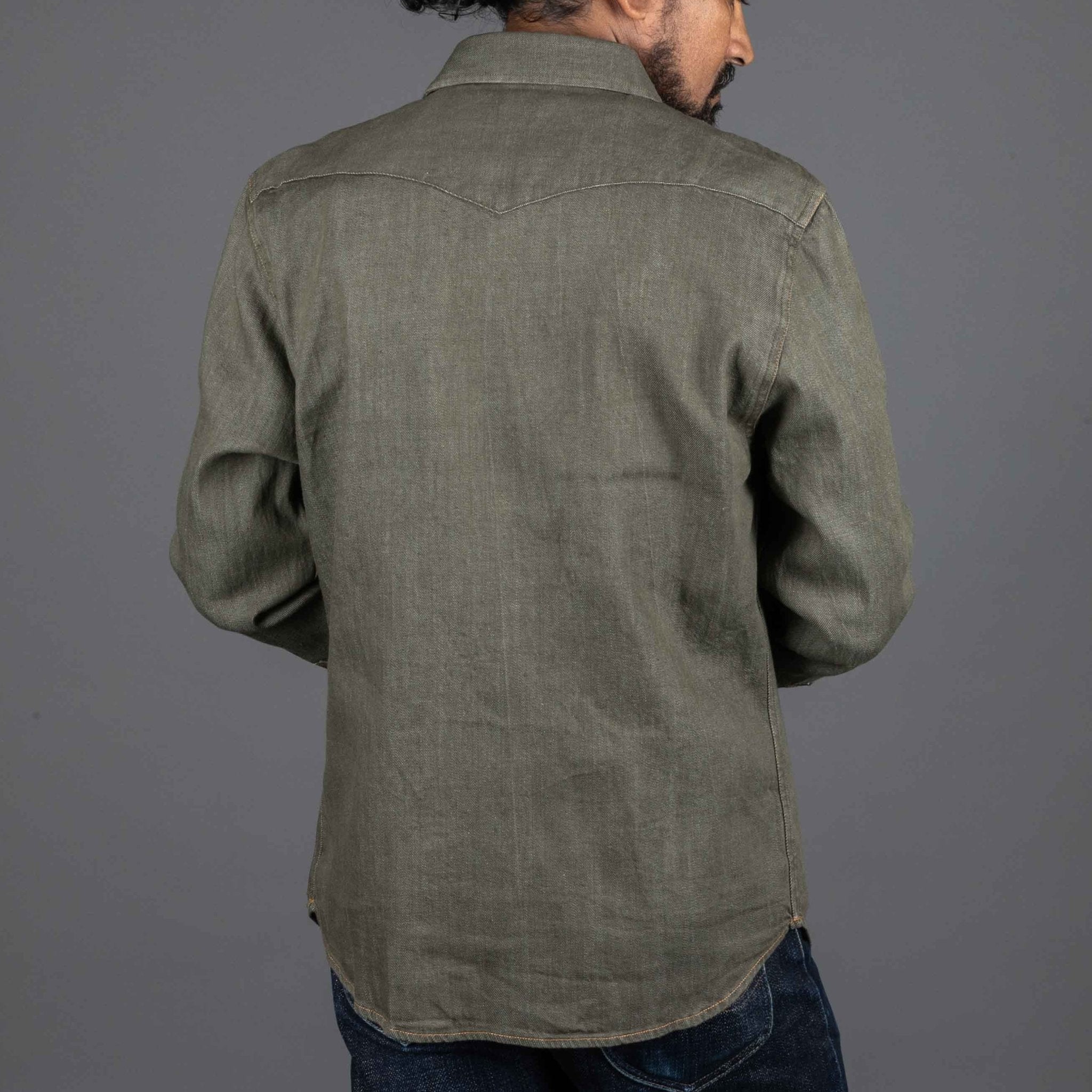 IndigoferaRyman Carson Denim Shirt GreenShirtBritish Parts Lucerne