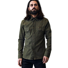 IndigoferaRyman Carson Denim Shirt GreenShirtBritish Parts Lucerne