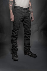 IndigoferaSwearengen Hickory Stripe Twill 12oz gray blackPantsBritish Parts Lucerne