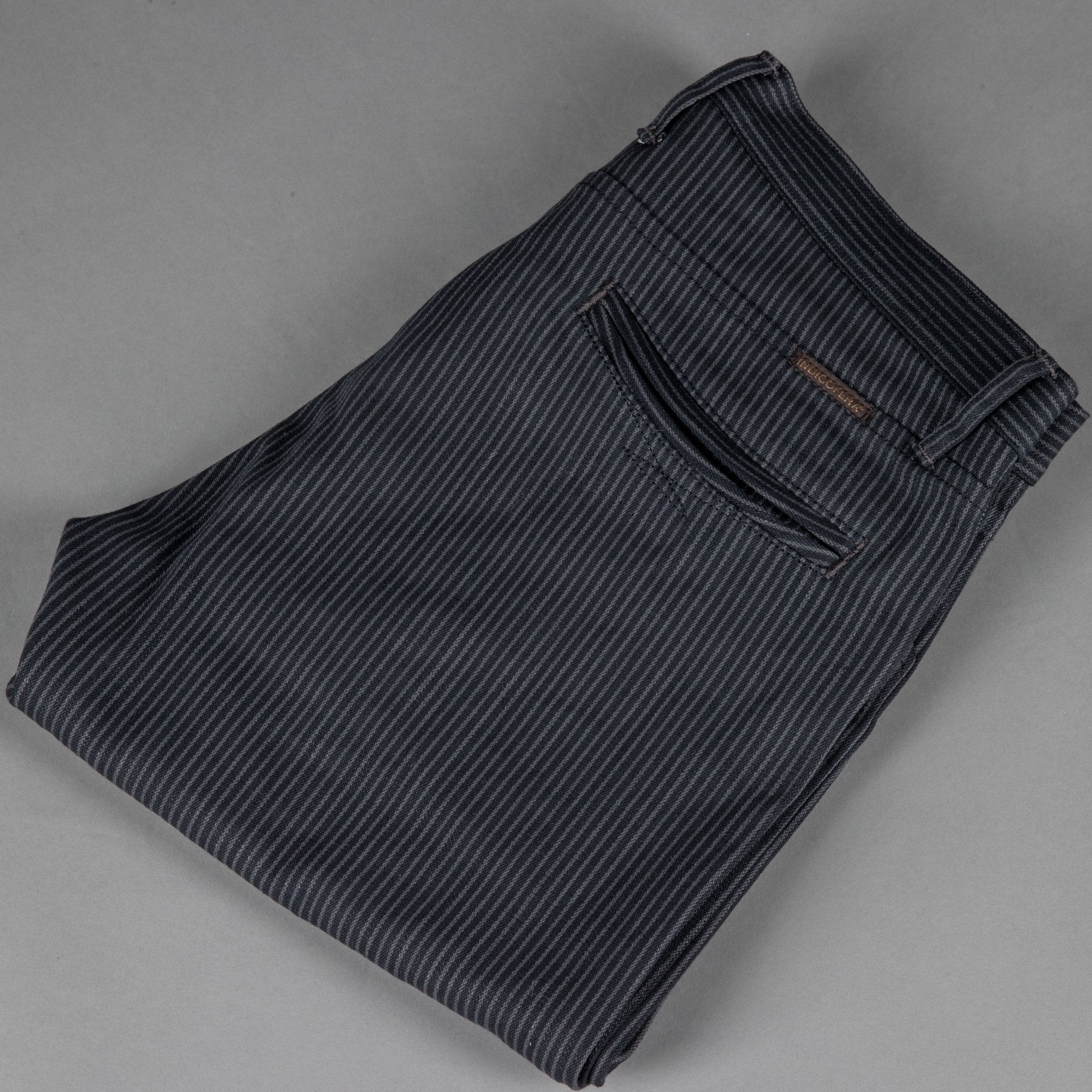 IndigoferaSwearengen Hickory Stripe Twill 12oz gray blackPantsBritish Parts Lucerne