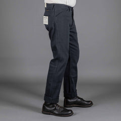 IndigoferaSwearengen Hickory Stripe Twill 12oz gray blackPantsBritish Parts Lucerne