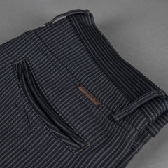 IndigoferaSwearengen Hickory Stripe Twill 12oz gray blackPantsBritish Parts Lucerne