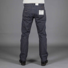 IndigoferaSwearengen Single Stripe Twill 12oz blue beigePantsBritish Parts Lucerne