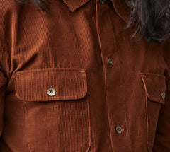 IndigoferaWebster Square Corduroy RustShirtBritish Parts Lucerne