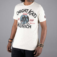 Johnson MotorsMunich Kats T-Shirt in Dirty WhiteT-ShirtBritish Parts Lucerne