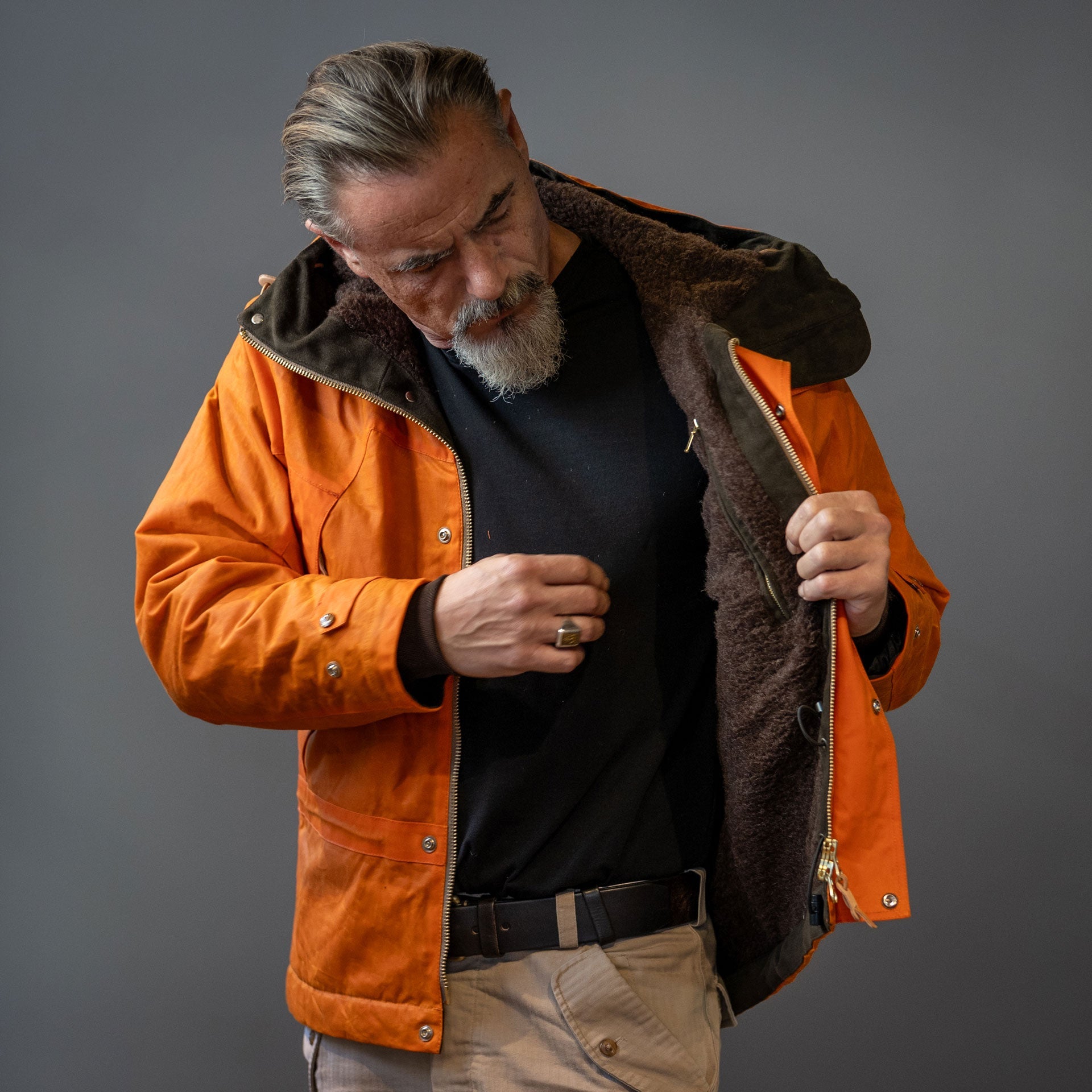 Manifattura CeccarelliMountain Jacket 7003 - WX Orange (Fleece Lining)JacketsBritish Parts Lucerne