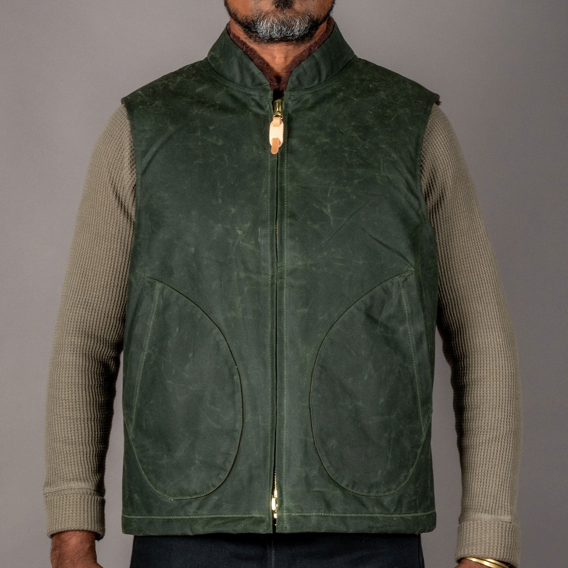Manifattura CeccarelliMountain vest Wax dark greenVestBritish Parts Lucerne