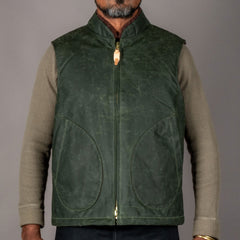 Manifattura CeccarelliMountain vest Wax dark greenVestBritish Parts Lucerne
